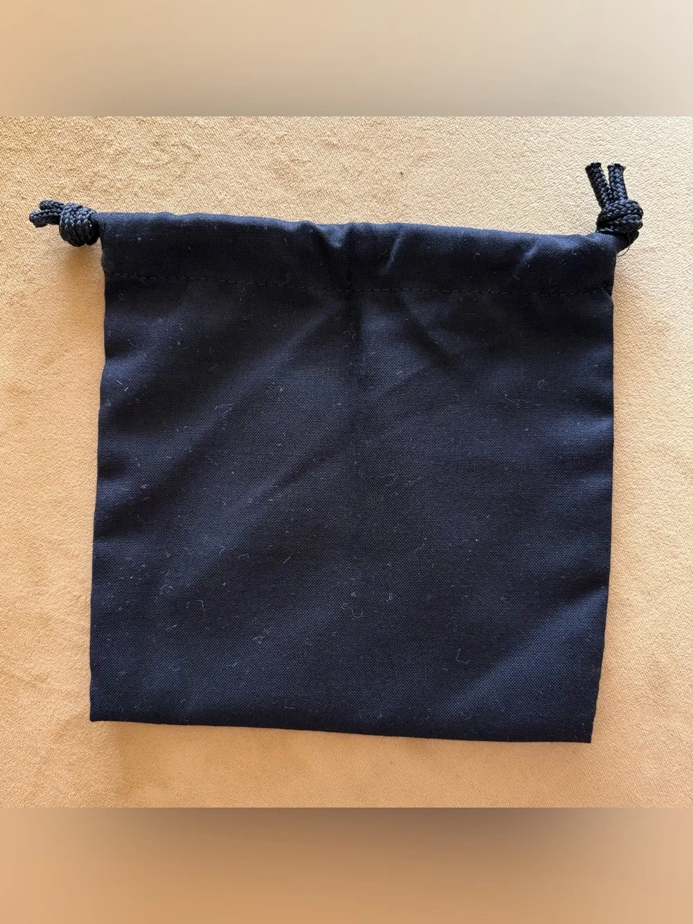 Zadig & Voltaire Logo Drawstring Dust Bag | Jewelry Pouch | Gift Bag | Black